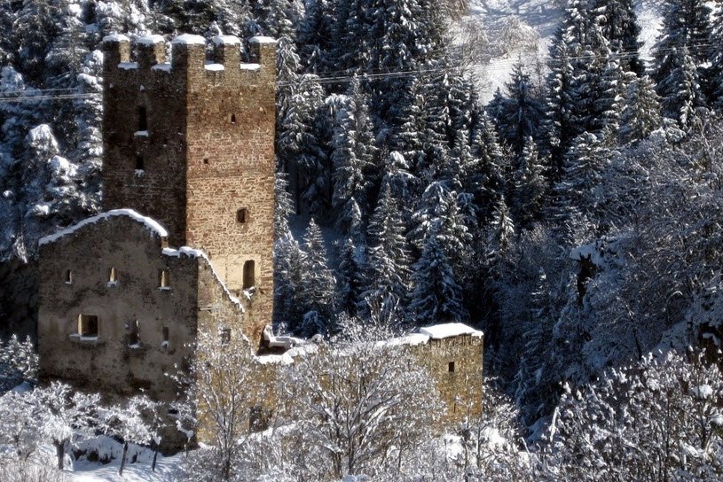 Burgruine Campell, Sils im Domleschg, Switzerland, Switzerland